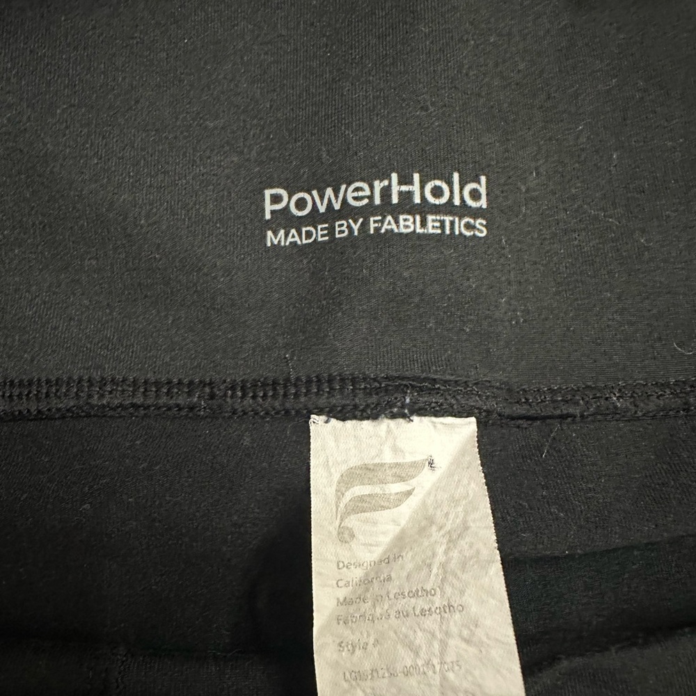 Fabletics black and mesh leggings size 1X - Picture 6 of 7